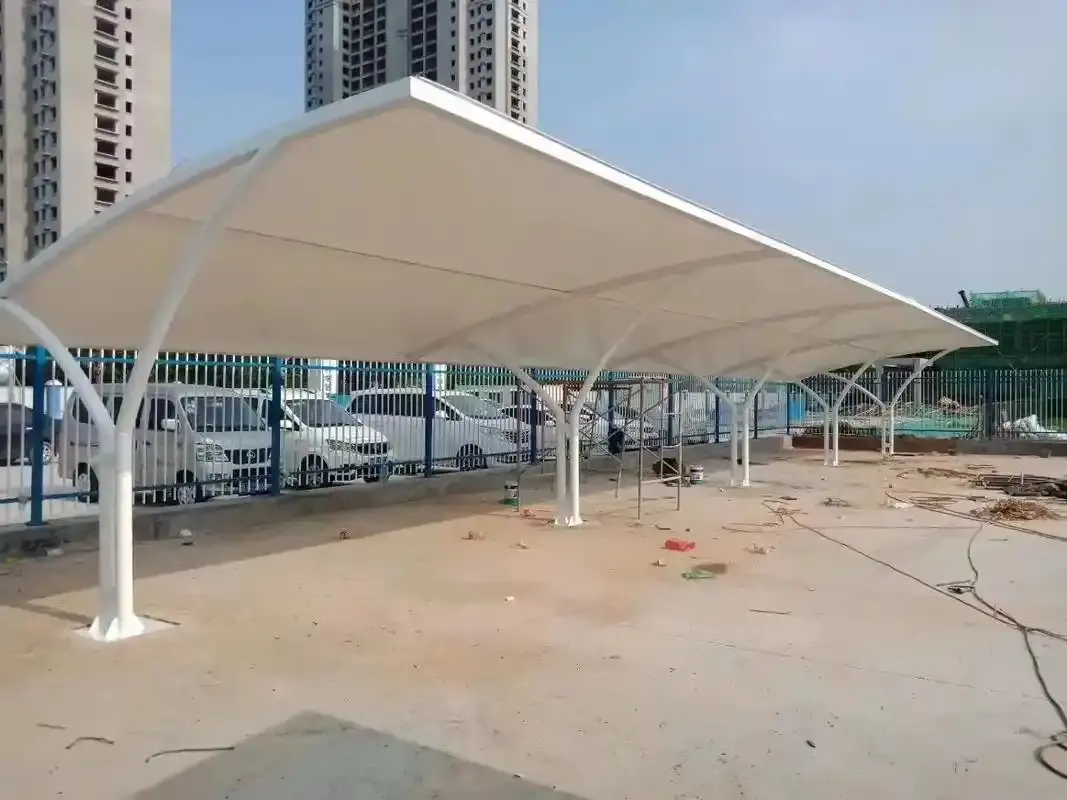 贵州习水园区停车棚为何生锈漏水?选购膜结构先避开这三个坑